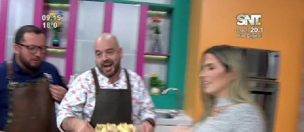 Nos visita Waldi Riveros , chef de Arriba Paraguay - SNT