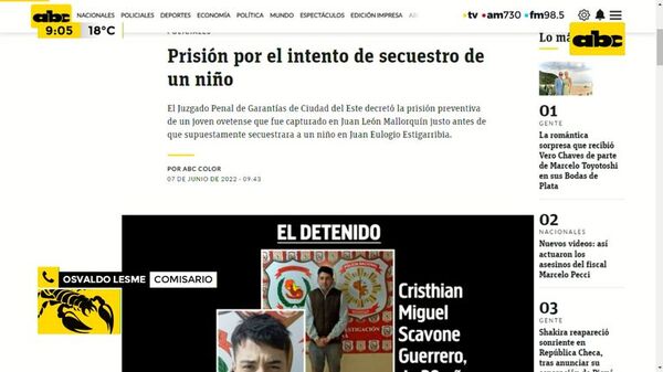 Caaguazú: incautaciones de vehículos tras intento de secuestro - ABC Noticias - ABC Color