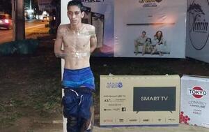 Ladrón es atado por una columna en Luque – Prensa 5