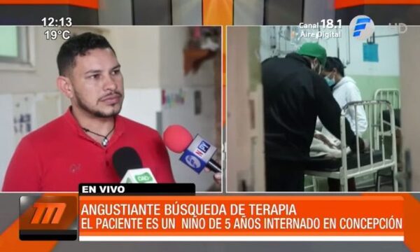 Buscan terapia intensiva urgente para un niño | Telefuturo