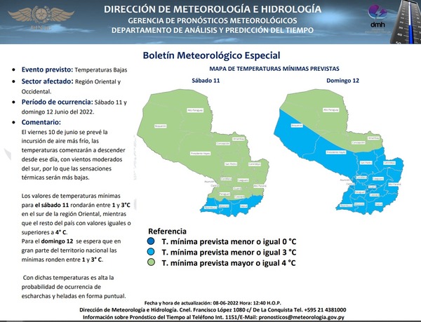 Alertan a agroproductores sobre bajas temperaturas - Noticde.com