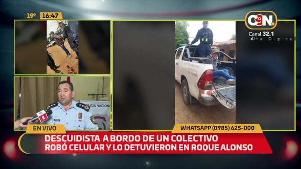 Descuidista a bordo de un colectivo - C9N