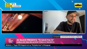 AC Black presenta “Te hace falta”: habla de una relación tóxica e incierta - Ensiestados - ABC Color