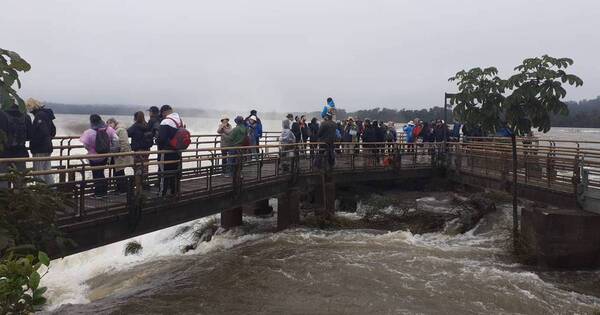 La Nación / Habilitaron el mirador de un sector de las cataratas