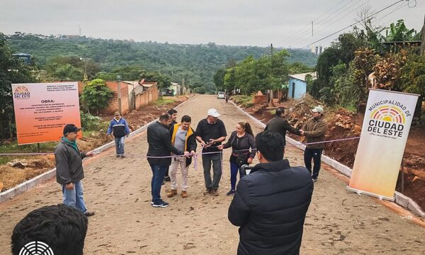 Municipalidad de CDE inaugura más empedradosconstruidos a través de las comisiones barriales – Diario TNPRESS