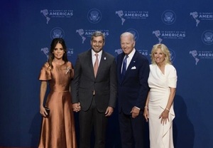 Mario Abdo y Joe Biden se encuentran en la IX Cumbre de las Américas