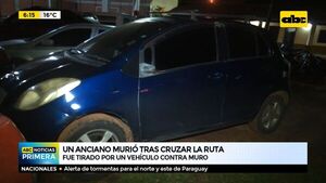 Accidente rutero se cobra la vida de un hombre de 66 años - ABC Noticias - ABC Color