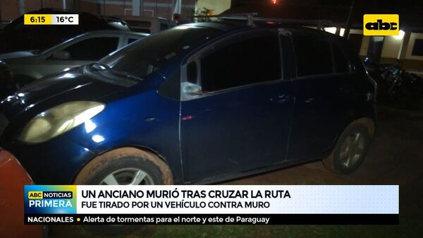 Accidente rutero se cobra la vida de un hombre de 66 años - ABC Noticias - ABC Color