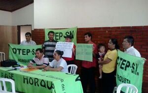 Diario HOY | Docentes de OTEP reclaman devolución de rubros de docentes jubilados