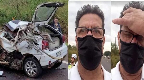 Periodista cubría accidente de tránsito y se enteró en vivo que víctima fatal era su hijo - Noticiero Paraguay