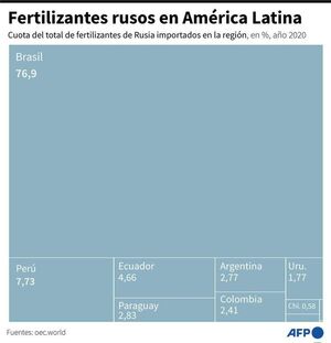 Falta de fertilizantes por guerra lleva a Latinoamérica a buscar alternativas - Mundo - ABC Color