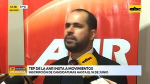 Instan a movimientos de la ANR a la inscripción de candidaturas - ABC Noticias - ABC Color