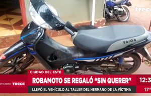 Ladrón torpe: robó una moto, quiso repararla y llevó al taller del hermano de la víctima