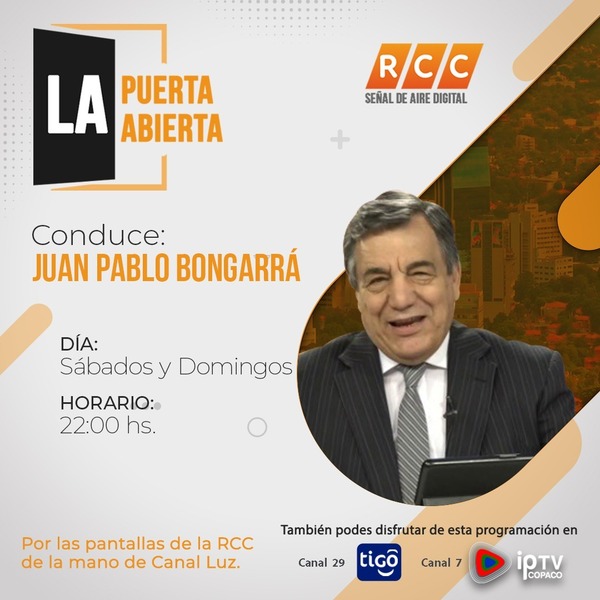 “La Puerta Abierta” llega a RCC TV en alianza con el Canal Luz a partir del 11 de junio