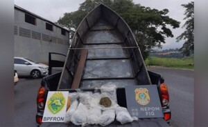 Incautan marihuana en embarcación procedente de Paraguay
