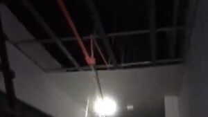 Cae parte del techo de una universidad en Pedro Juan Caballero