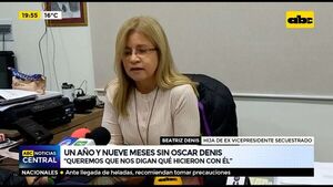 Un año y nueve meses sin Óscar Denis: “Queremos que nos digan qué hicieron con él” - ABC Noticias - ABC Color