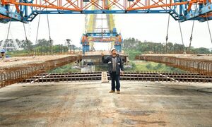 Dovelas están a 99,72 metros de unirse en tramo central del Puente de la Integración – Diario TNPRESS