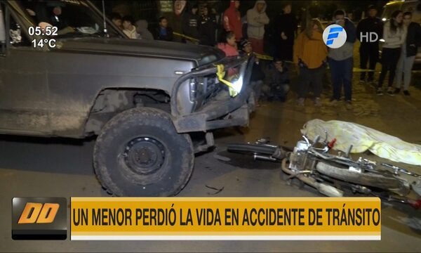 Menor muere en accidente de tránsito en Luque | Telefuturo