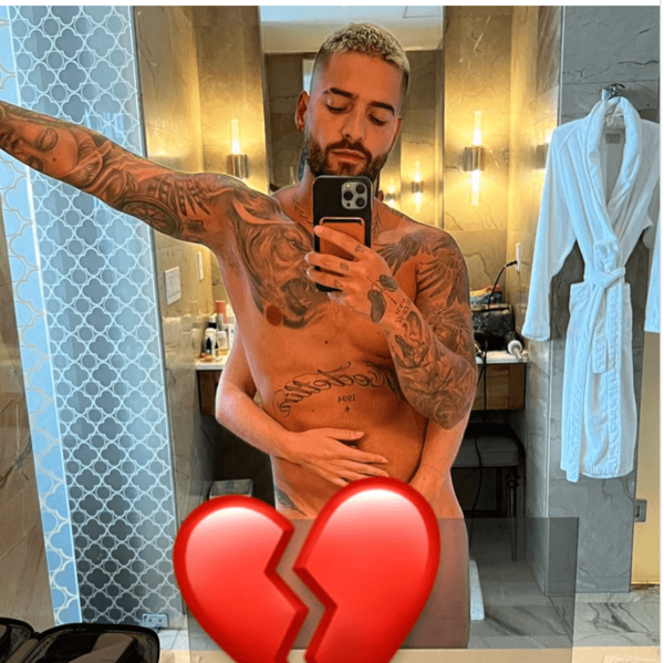 Maluma posa como Dios lo trajo al mundo para promocionar su nuevo disco - C9N