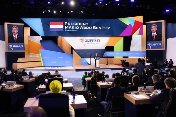 Cumbre de las Américas: Abdo llamó a buscar soluciones conjuntas ante el crimen organizado - El Trueno