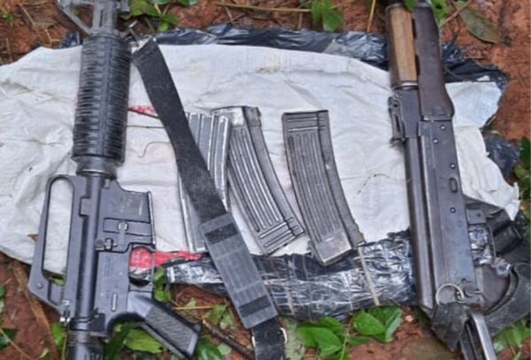 Hallaron en Puentesiño armas que pertenecían a agentes Antinarcóticos abatidos