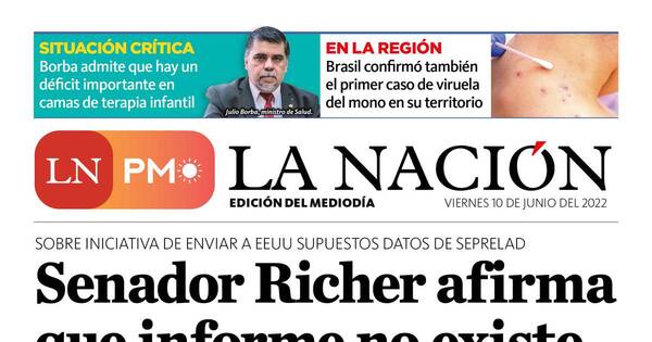 La Nación / LN PM: edición mediodía del 10 de junio