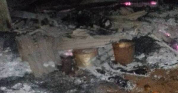 La Nación / Fatal incendio en vivienda de Caazapá: todos los integrantes de una familia fallecieron