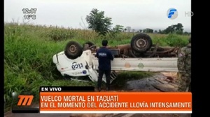 Trabajador fallece en accidente de tránsito registrado en Tacuatí