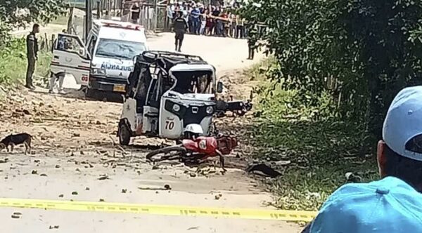 Bomba mata a una niña y a otras tres personas en el sur de Colombia