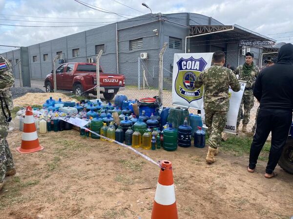 Incautación de combustible: los 2.000 litros requisados se podrían donar tras ser analizados - Nacionales - ABC Color