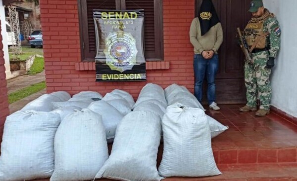 Interceptan a un hombre que transportaba más de 200 kilos de marihuana