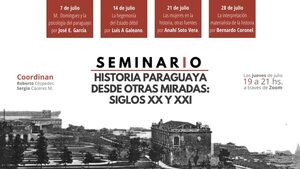 Están abiertas las inscripciones para el seminario “Historia paraguaya desde otras miradas: Siglos XX y XXI” - Cultura - ABC Color