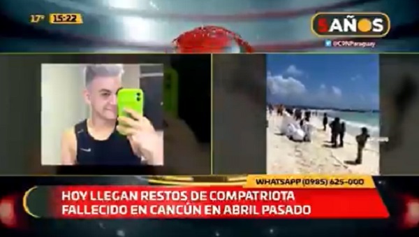 Este viernes llegan restos de compatriota fallecido en Cancún
