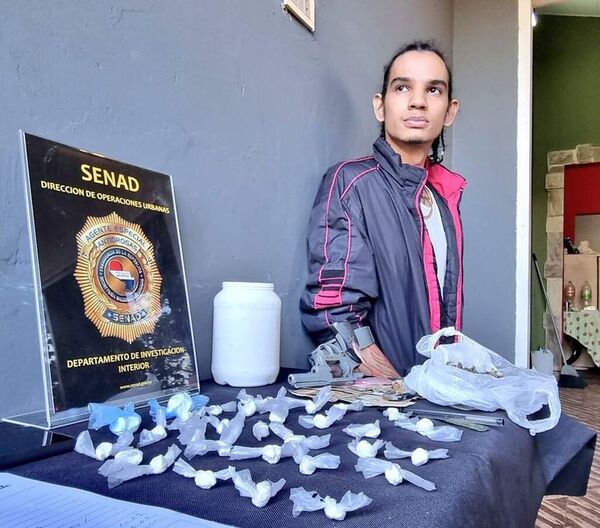 Capturan a “Luisinho”, presunto microtraficante de drogas de Carapeguá - Policiales - ABC Color