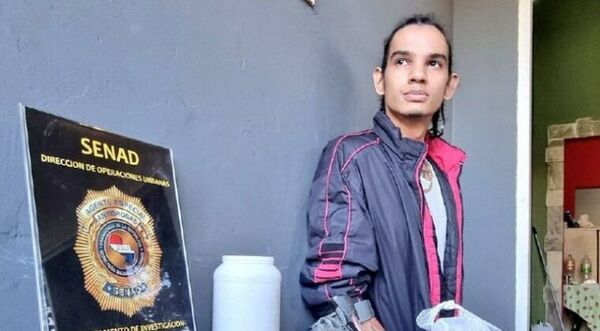 Capturan a «Luisinho», conocido distribuidor de drogas en Carapegua