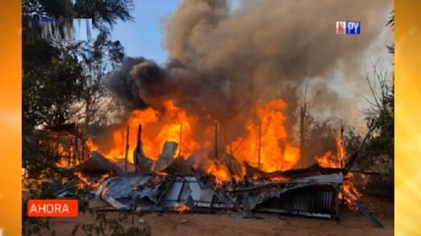 Caazapá: Incendio acaba con la vida de toda una familia - PARAGUAYPE.COM