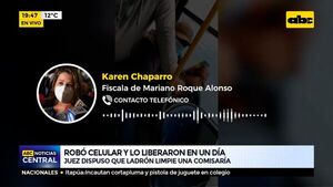 Fiscala liberó en solo un día a ladrón: Impuso como medida limpieza de comisaría cada 15 días - ABC Noticias - ABC Color