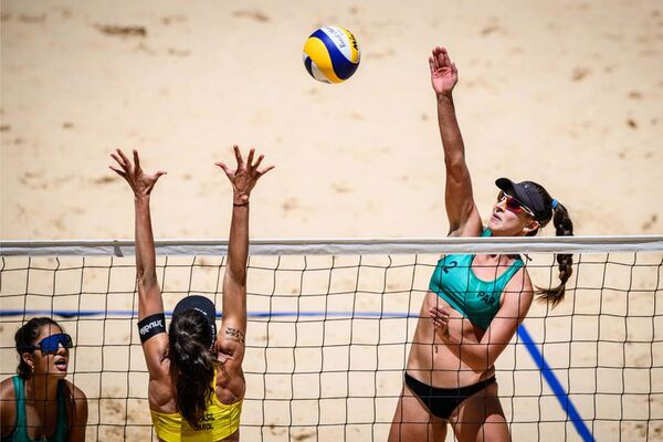 Mundial de vóley playa: paraguayos caen en el día de debut - Polideportivo - ABC Color