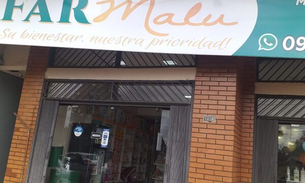Dos delincuentes hurtan dinero y mercaderías de una farmacia – Diario TNPRESS