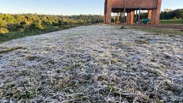 Itapúa llega a temperatura de 0°C, con heladas y escarchas