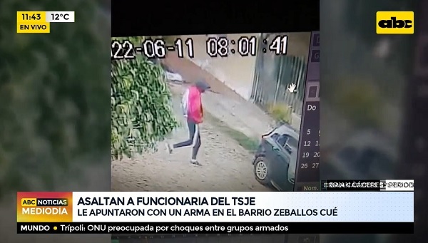 Asaltan a funcionaria del TSJE en Zeballos Cué