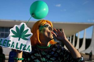 Cientos de personas marchan por la legalización de la marihuana en Brasil - Mundo - ABC Color