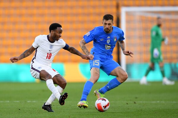 Inglaterra e Italia igualaron en la reedición de la final de la última Eurocopa