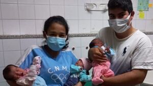 Padres de trillizas internadas en Clínicas apelan a la solidaridad