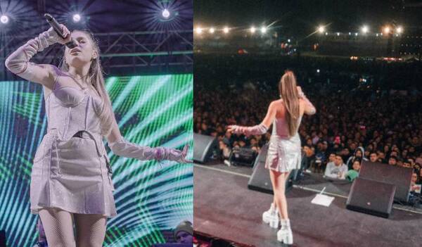 Crónica / La cantante que calentó la previa de despedida de Wisin y Yandel