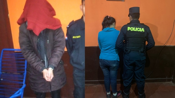Capturan a un hombre y aprehenden a su novia que hasta mordió a un policia para impedir que lo llevaran