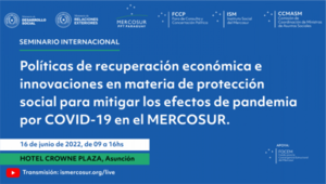 Realizarán seminario internacional sobre "Políticas de recuperación económica para mitigar los efectos de la pandemia en el MERCOSUR" - ADN Digital