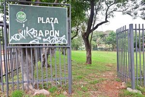 Plazas olvidadas por Nenecho: Años de lucha para recuperar sitio, que se volvió a abandonar - Nacionales - ABC Color