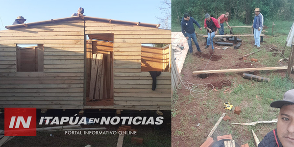 CON AYUDA SOLIDARIA FAMILIA DEJARÁ DE VIVIR BAJO UNA CARPA Y TENDRÁ UNA VIVIENDA DIGNA